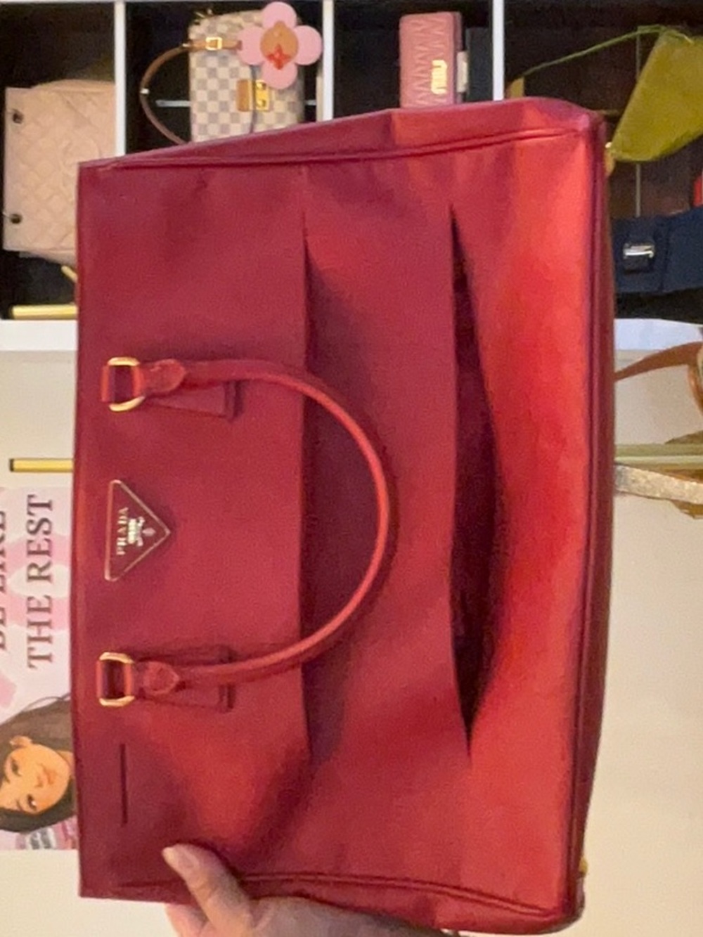 8. Prada slashed sold as is Desc in live no cancel/returns